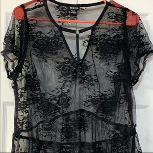 torrid plus size lace top size 1x women